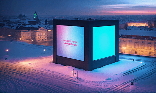 3D Billboard Hero Banner